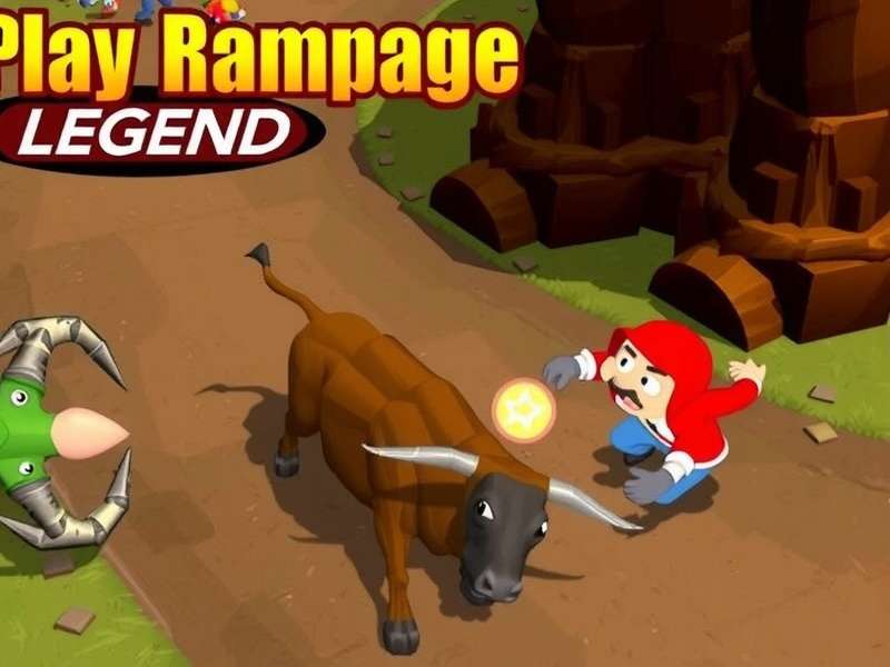 Intense Bull Rampage Action Bull Rampage Legend Gameplay